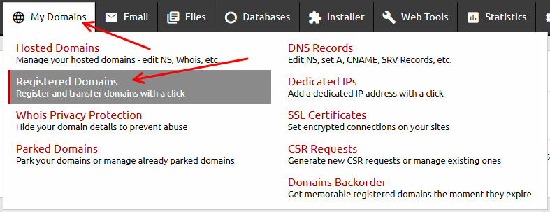 How to Change Domain Nameservers for SharkASP Registered Domains